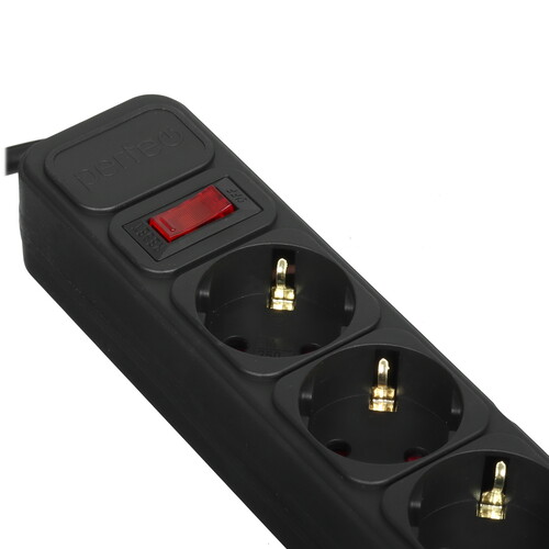 Купить Сетевой фильтр Perfeo REAL POWER PF_E1499 черный  9172333. Характеристики, отзывы и цены в Донецке