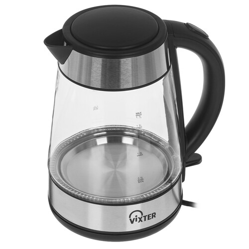 Купить Электрочайник VIXTER KT-2500 черный  9179096. Характеристики, отзывы и цены в Донецке
