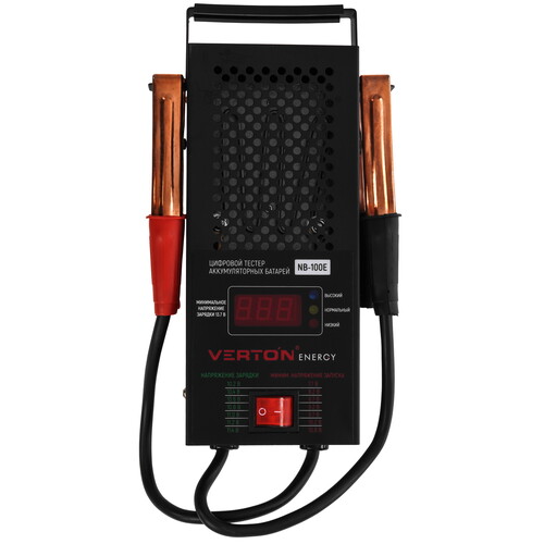 Купить Тестер аккумуляторных батарей VERTON Energy NB-100E  9205197. Характеристики, отзывы и цены в Донецке