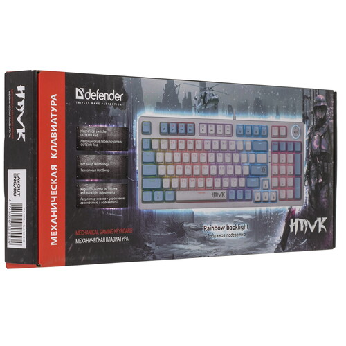 Купить Клавиатура  проводная Defender Hawk GK-418  9202984. Характеристики, отзывы и цены в Донецке