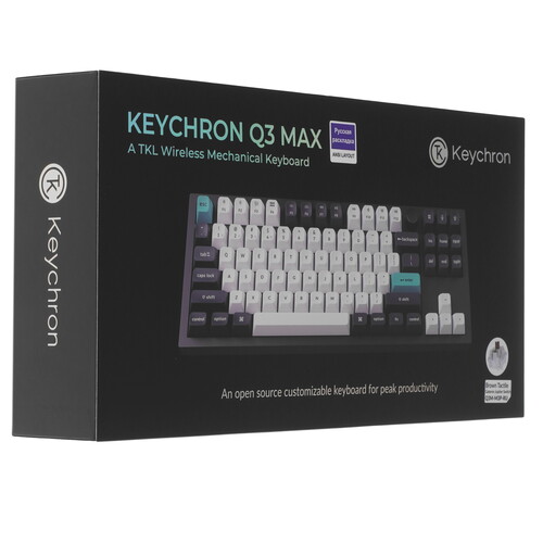 Купить Клавиатура  проводная + беспроводная Keychron Q3 Max  9307536. Характеристики, отзывы и цены в Донецке