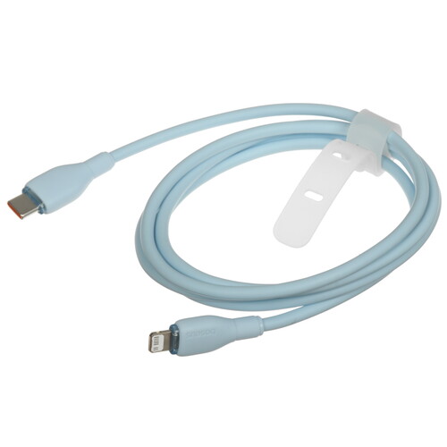 Купить Кабель круглый Baseus Lightning 8-pin - USB Type-C голубой 1.2 м  5495749. Характеристики, отзывы и цены в Донецке