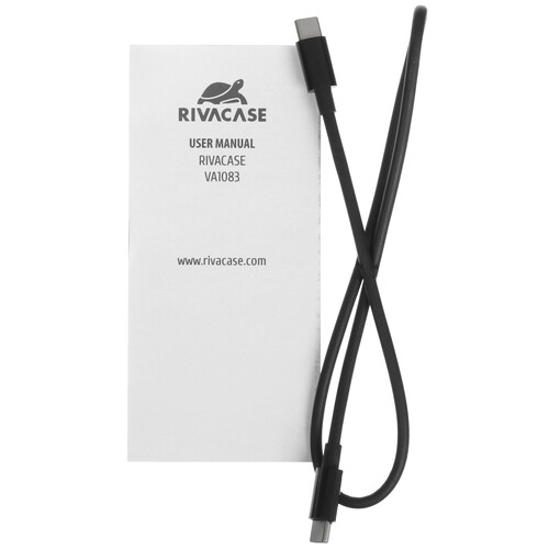 Купить Портативный аккумулятор RIVACASE VA1083 черный  9260606. Характеристики, отзывы и цены в Донецке