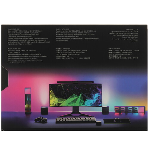 Купить Настольный светильник Yeelight Cube-Desktop Atmosphere Light Spotlight Basic черный  5602316. Характеристики, отзывы и цены в Донецке