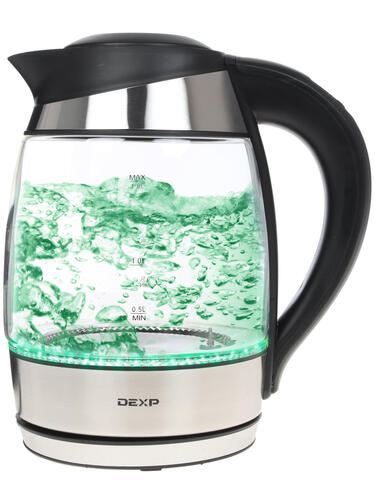 Купить Электрочайник DEXP KG-1800 Smart серебристый  1146033. Характеристики, отзывы и цены в Донецке