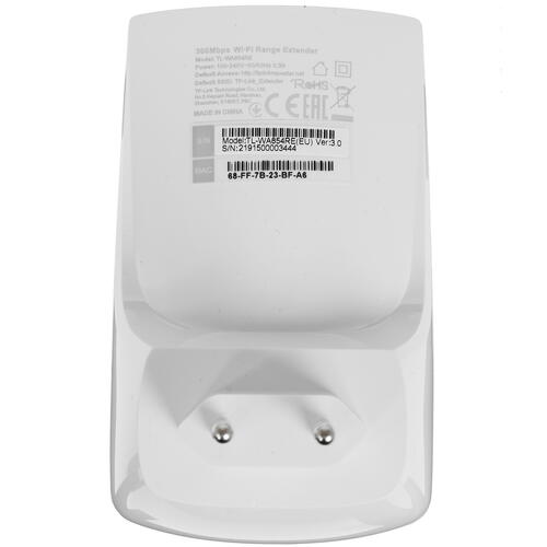 Купить Усилитель беспроводного сигнала TP-LINK TL-WA854RE V3  1373160. Характеристики, отзывы и цены в Донецке