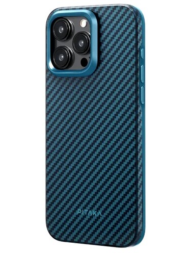 Купить Накладка  Pitaka MagEZ Case Pro 4 для Apple iPhone 15 Pro Max синий/серый  5480703. Характеристики, отзывы и цены в Донецке