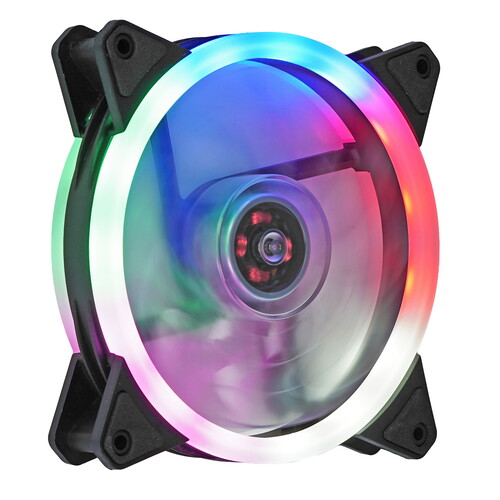 Купить Вентилятор Gembird D12025S12L-CF  черный  5601895. Характеристики, отзывы и цены в Донецке