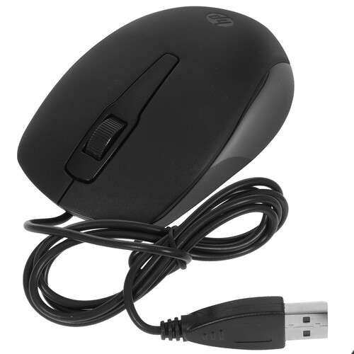 Купить Мышь проводная HP 150 Wired  черный  4872938. Характеристики, отзывы и цены в Донецке