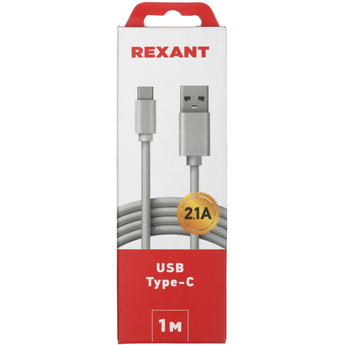 Купить Кабель круглый REXANT USB Type-C - USB 2.0 Type-A белый 1 м  5479558. Характеристики, отзывы и цены в Донецке