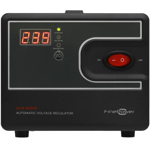 Купить Стабилизатор напряжения FinePower SVR 900W  5419942. Характеристики, отзывы и цены в Донецке