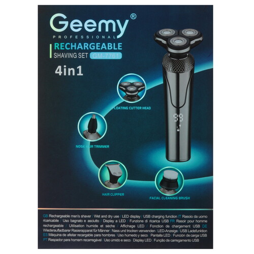Купить Электробритва Geemy GM-7761  5492136. Характеристики, отзывы и цены в Донецке
