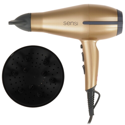 Купить Фен GA.MA TEMPO SENSI GOLD 5D золотистый/черный  9174459. Характеристики, отзывы и цены в Донецке