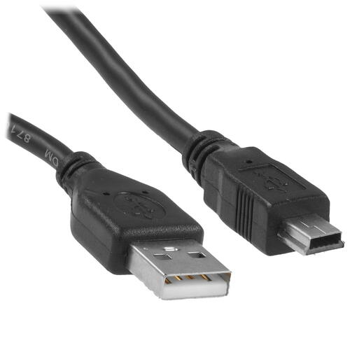 Купить Кабель круглый Cablexpert mini USB - USB 2.0 Type-A черный 0.3 м  5452437. Характеристики, отзывы и цены в Донецке