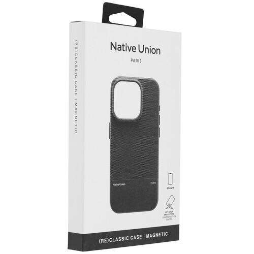 Купить Накладка  Native Union (Re)Classic Case для Apple iPhone 16 черный  5474265. Характеристики, отзывы и цены в Донецке