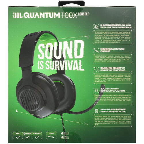 Купить Проводные наушники JBL QUANTUM 100X черный 2023  5085023. Характеристики, отзывы и цены в Донецке