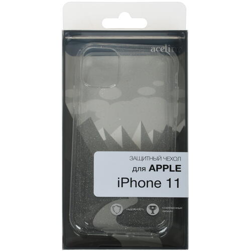 Купить Накладка  Aceline Shiny для Apple iPhone 11 прозрачный  1395396. Характеристики, отзывы и цены в Донецке