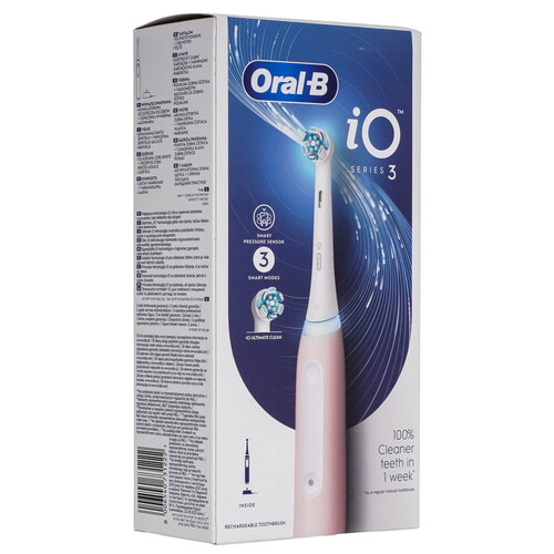Купить Электрическая зубная щетка Braun Oral-B iO S3/iOG3 белый, розовый  9282683. Характеристики, отзывы и цены в Донецке