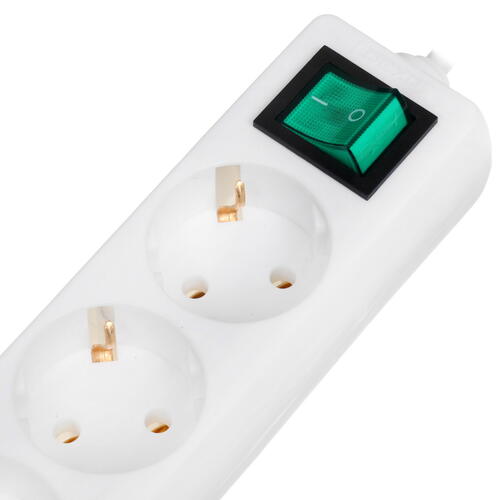 Купить Удлинитель DEXP Ground 330W белый  5080433. Характеристики, отзывы и цены в Донецке