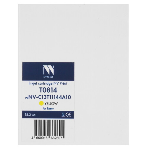 Купить Картридж NV Print T0814 желтый  5643299. Характеристики, отзывы и цены в Донецке