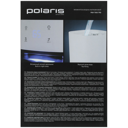 Купить Увлажнитель воздуха Polaris PUH 7005 TFD  1235015. Характеристики, отзывы и цены в Донецке