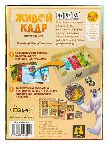 Купить Игра настольная "Живой кадр"  9077902. Характеристики, отзывы и цены в Донецке