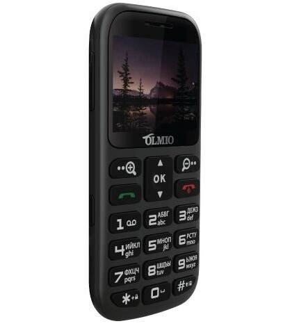 Купить Сотовый телефон Olmio C37 черный  9155947. Характеристики, отзывы и цены в Донецке