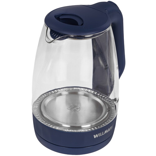Купить Электрочайник WILLMARK WEK-1823G синий  9269580. Характеристики, отзывы и цены в Донецке