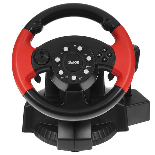 Купить Руль Dialog GW-125VR E-Racer красный  1648730. Характеристики, отзывы и цены в Донецке