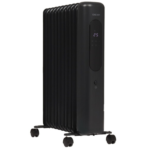 Купить Масляный обогреватель DEXP OH-2511EB черный  9106741. Характеристики, отзывы и цены в Донецке
