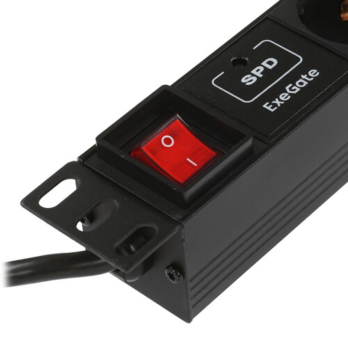 Купить Блок розеток ExeGate ServerPro PDU-19H807 Al-8S-EU2CU-SW-SPD1  5300743. Характеристики, отзывы и цены в Донецке