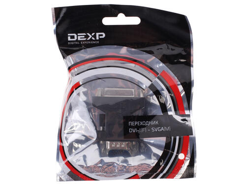 Купить Переходник однонаправленный DEXP DVI-I - SVGA  1042130. Характеристики, отзывы и цены в Донецке