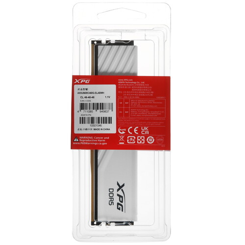 Купить Оперативная память ADATA XPG Lancer [AX5U5600C468G-SLABWH] 8 ГБ  5498206. Характеристики, отзывы и цены в Донецке