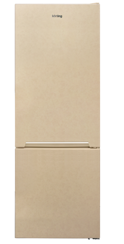 Купить Холодильник с морозильником   Korting KNFC 71863 B бежевый  5343185. Характеристики, отзывы и цены в Донецке