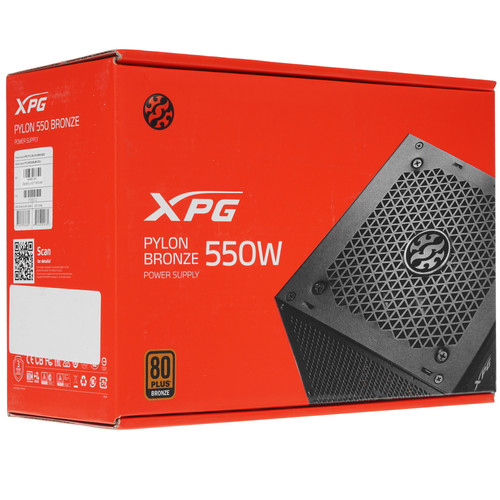 Купить Блок питания ADATA XPG PYLON BRONZE 550W [PYLON550B-BKCEU] черный  4743849. Характеристики, отзывы и цены в Донецке