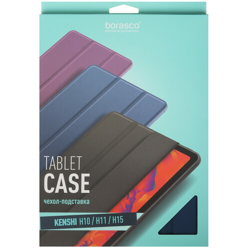 Купить Чехол-книжка BoraSCO для KENSHI H10/ H11/ Pad H15 синий  5624668. Характеристики, отзывы и цены в Донецке
