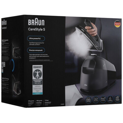 Купить Парогенератор Braun CareStyle 5 IS5249BK черный  5455292. Характеристики, отзывы и цены в Донецке