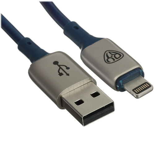 Купить Кабель круглый BY Lightning 8-pin - USB 2.0 Type-A синий 1 м  5482176. Характеристики, отзывы и цены в Донецке