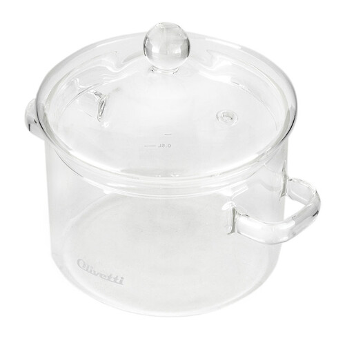 Купить Кастрюля Olivetti Vetro CSG01 1.5 л  прозрачный  9209822. Характеристики, отзывы и цены в Донецке