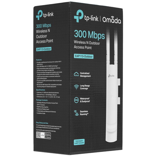 Купить Точка доступа TP-Link EAP113-Outdoor  9288861. Характеристики, отзывы и цены в Донецке