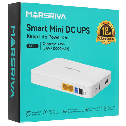 Купить ИБП для роутеров MARSRIVA KP6  9281629. Характеристики, отзывы и цены в Донецке