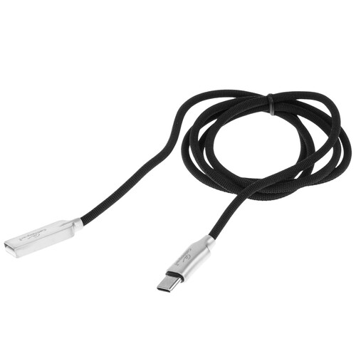 Купить Кабель круглый Cablexpert USB Type-C - USB 2.0 Type-A черный 1 м  5485412. Характеристики, отзывы и цены в Донецке