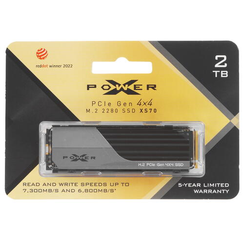 Купить 2000 ГБ M.2 NVMe накопитель SiliconPower XS70 [SP02KGBP44XS7005]  5032037. Характеристики, отзывы и цены в Донецке