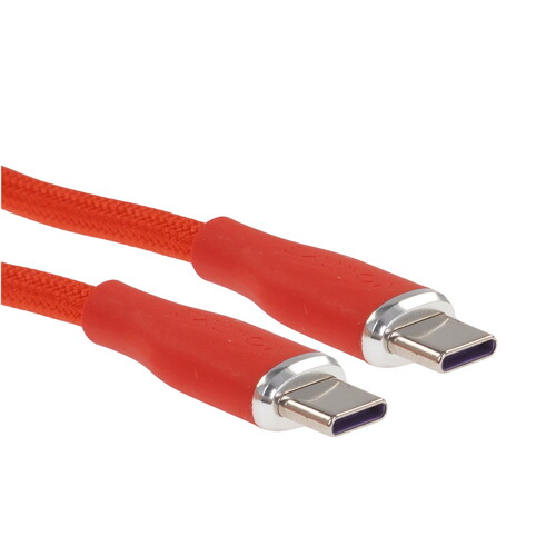 Купить Кабель круглый VOLTME USB Type-C - USB Type-C красный 2 м  9210884. Характеристики, отзывы и цены в Донецке