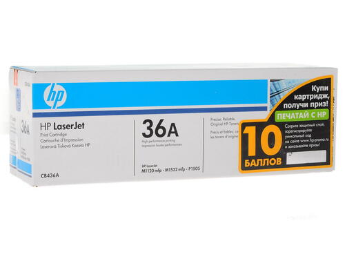 Купить Картридж лазерный HP 36A (CB436A) черный, с чипом  0103388. Характеристики, отзывы и цены в Донецке