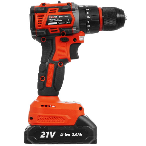 Купить Дрель-шуруповерт BRAIT DCD21SNBL  9230664. Характеристики, отзывы и цены в Донецке