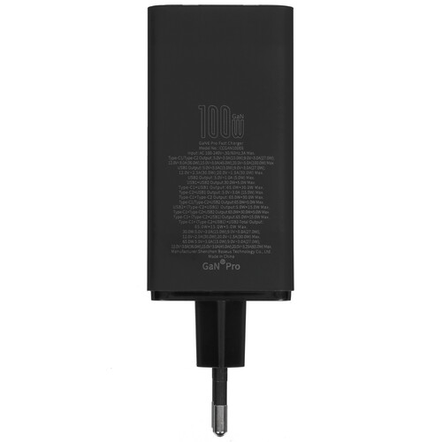Купить Сетевое зарядное устройство Baseus GaN6 Pro черный  5604240. Характеристики, отзывы и цены в Донецке