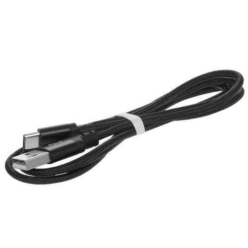 Купить Кабель круглый Hoco USB Type-C - USB 2.0 Type-A черный 1 м  5452402. Характеристики, отзывы и цены в Донецке
