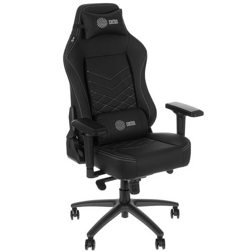 Купить Кресло игровое Cactus CS-CHR-0112BL черный  9936021. Характеристики, отзывы и цены в Донецке
