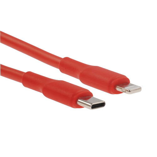 Купить Кабель круглый VOLTME Lightning 8-pin - USB Type-C красный 2 м  9210946. Характеристики, отзывы и цены в Донецке